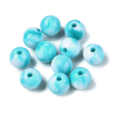Opaque Acrylic Beads SACR-R853-10mm-213-1