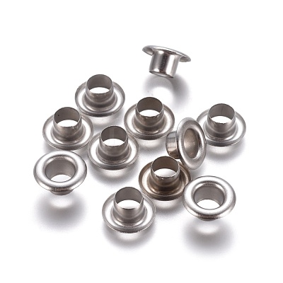 Non-Tarnish European Style 201 Stainless Steel Eyelet Core STAS-E474-09C-P-1