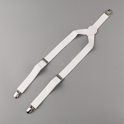 Adjustable Polyester Y-Shaped Heavy Duty Suspenders AJEW-WH0307-23K-1