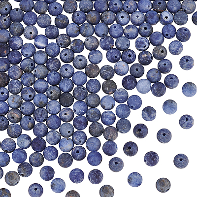 3 Strands Natural Sodalite Beads Strands G-OC0005-07-1
