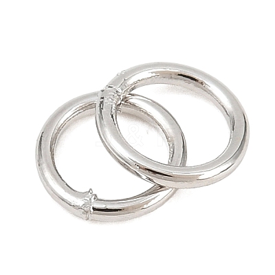 Brass Closed Jump Rings KK-D257-01P-04-1