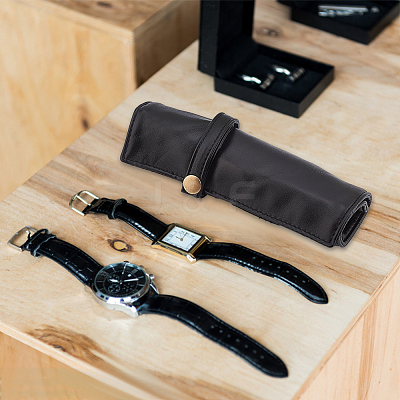 PU Imitation Leather Watch Roll Travel Cases AJEW-WH0329-23-1