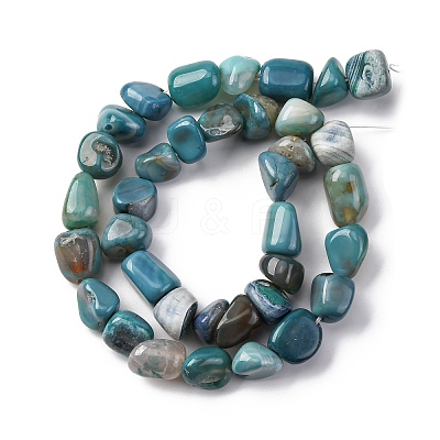 Natural Agate Beads Strands G-RM241227-02-1