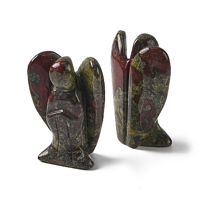 Natural Dragon Blood Carved Angle Figurines GG-CBA9C2C-A26-1