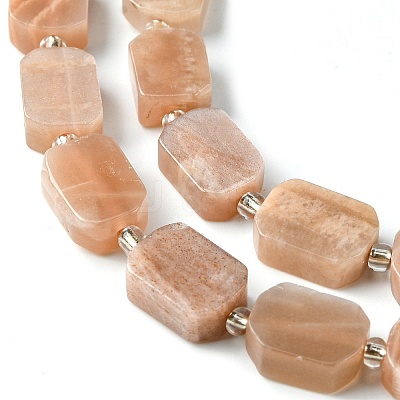 Natural Sunstone Beads Strands G-C098-A12-01-1
