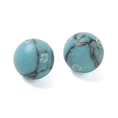 Dyed Synthetic Turquoise Sphere Beads GG-CBA391B-02A-01-1