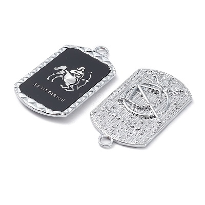 Alloy Twelve Constellations Series Big Pendants PALLOY-O107-01P-07-1