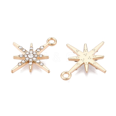 Rack Plating Alloy Pendants FIND-N005-33G-1