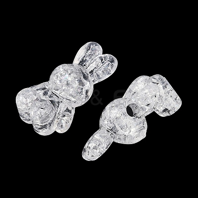 Transparent Crackle Acrylic Beads TACR-U008-02B-1