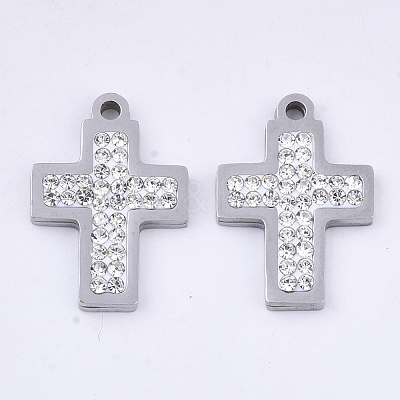 201 Stainless Steel Pendants X-STAS-N091-11P-1