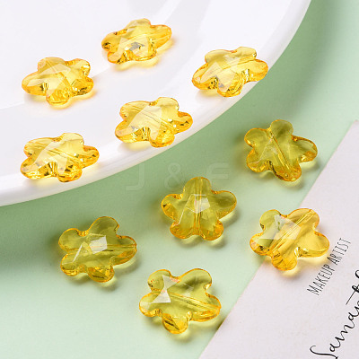 Transparent Acrylic Beads TACR-S154-32B-81-1
