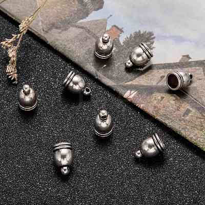 Tibetan Style Cord Ends TIBE-4736-AS-FF-1