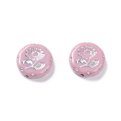 Opaque Acrylic Beads OACR-G016-27B-1
