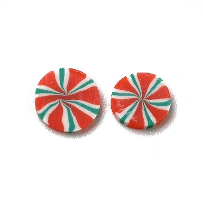 Christmas Theme Handmade Polymer Clay Cabochons CLAY-P002-02A-1