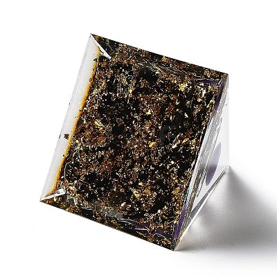 Orgonite Pyramid Resin Energy Generators AJEW-D056-01F-1