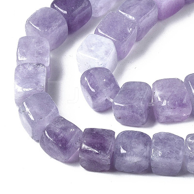 Dyed Natural White Jade Beads Strands G-S364-083A-04-1
