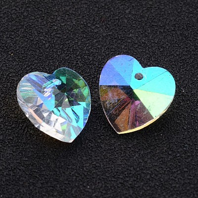 Valentine's Day Glass Pendants GB002AB-1