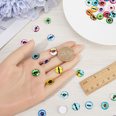 1 Bag Glass Doll Eyes Cabochons DIY-GF0008-70B-1