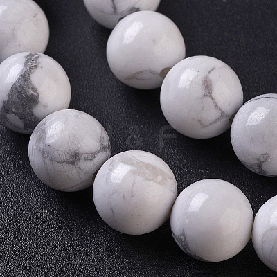Natural Howlite Beads Strands G-D855-13-8mm-1