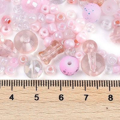 DIY Lampwork Beads & Glass Seed Beds Jewelry Making Findings Kits SEED-K010-01B-1