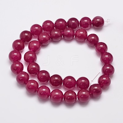Natural & Dyed Malaysia Jade Bead Strands G-A146-12mm-A15-1