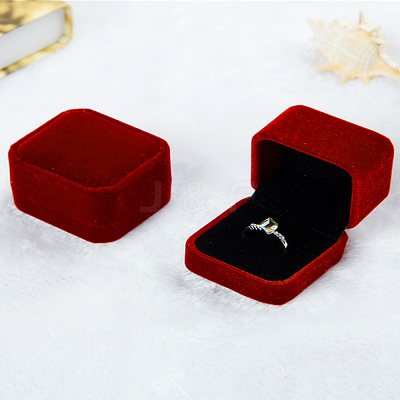 2Pcs Square Velvet Ring Boxes VBOX-LP0001-01A-1