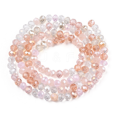 Electroplate Glass Beads Strands EGLA-T020-12G-1