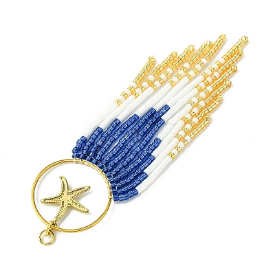 MIYUKI Round Rocailles Seed Beads Beaded Charms PALLOY-MZ00210-1