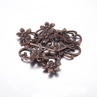 Tibetan Style Toggle Clasps LS-RLF0677Y-1