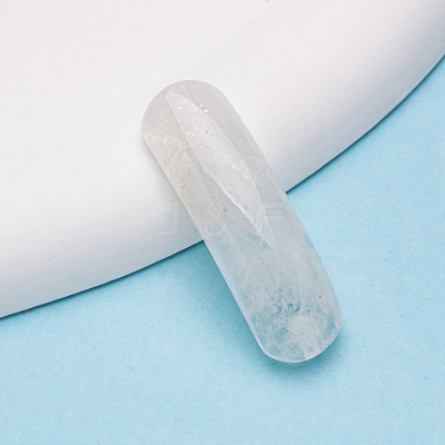 Natural Quartz Crystal Curved Rectangle Links PW-WGACC19-07-1
