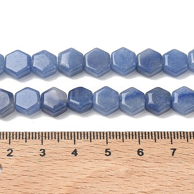 Natural Blue Aventurine(Dyed & Heated) Beads Strands G-G463-A03-8x9mm-1