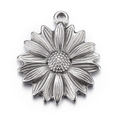 Tarnish Resistant 304 Stainless Steel Pendants STAS-P218-04-1