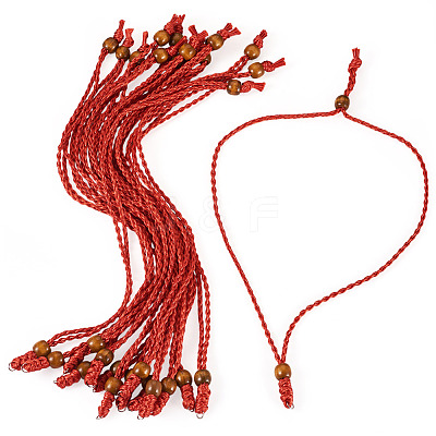 Adjustable Waxed Polyester Cord Necklace Making NJEW-TAC0029-1