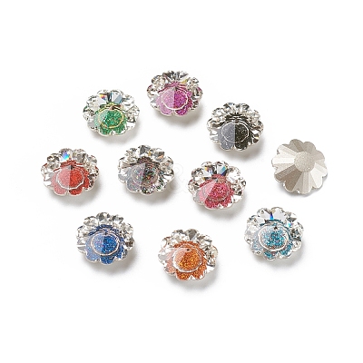 Glass Rhinestone Cabochons RGLA-E018-02-1
