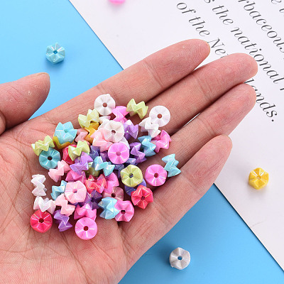 Opaque Acrylic Beads TACR-S153-38I-1