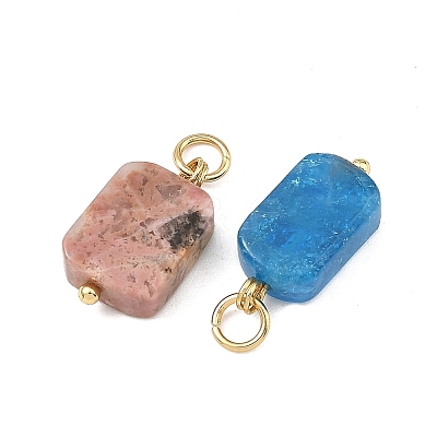 Natural Mixed Gemstone Pendants PALLOY-JF06064-1