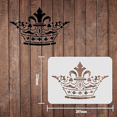 Large Plastic Reusable Drawing Painting Stencils Templates DIY-WH0202-119-1