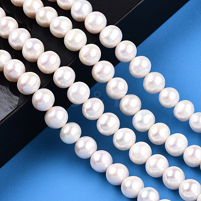 Natural Cultured Freshwater Pearl Beads Strands PEAR-N016-09B-1