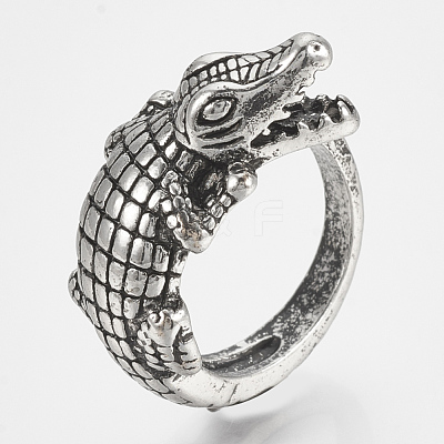 Alloy Cuff Finger Rings RJEW-N027-35-1