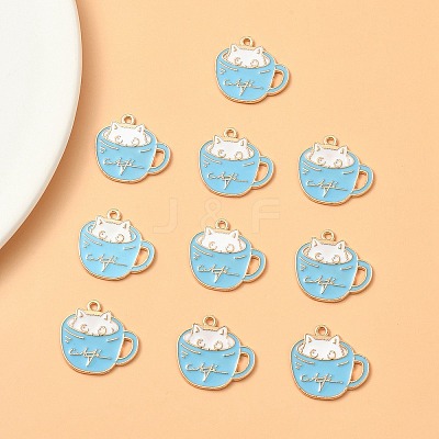 Alloy Enamel Pendants PALLOY-YW0003-24A-1