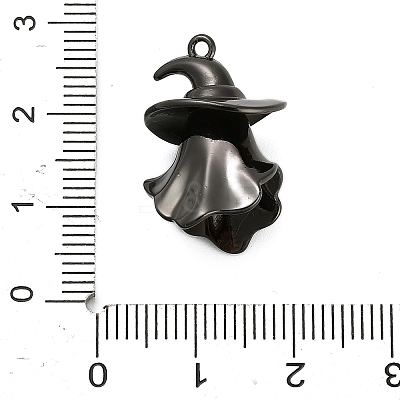 Halloween Brass Enamel Pendants KK-F915-01B-B-1