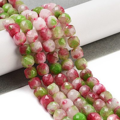 Natural White Jade Beads Strands G-H028-A09-13-1