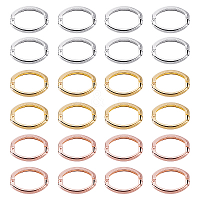 Brass Twister Clasps KK-FH0001-36-1
