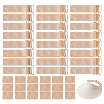 24 Sets Polyester Adjustable Hat Elastic Band DIY-CA0006-86-1