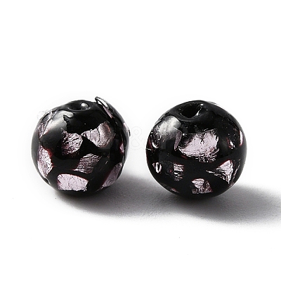 Handmade Lampwork Bead GLAA-WH0033-48D-1
