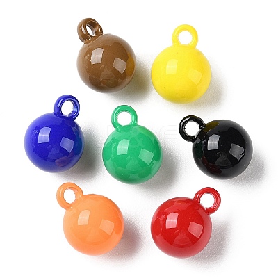 Spray Painted Opaque Acrylic Pendants SACR-F010-01-1