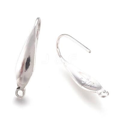 316 Surgical Stainless Steel Earring Hooks STAS-P166-10S-1