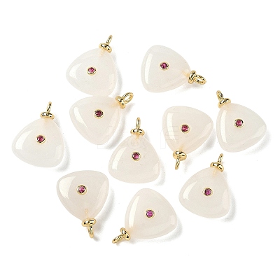 Natural White Jade Pendants G-H328-04G-C11-1
