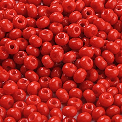 Imitation Jade Glass Seed Beads SEED-Z001-A-B12-1