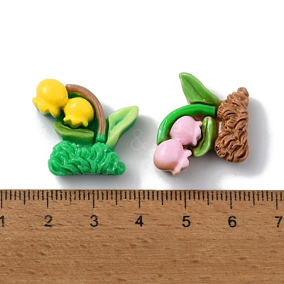 Opaque Resin Decoden Cabochons CRES-P030-A-1